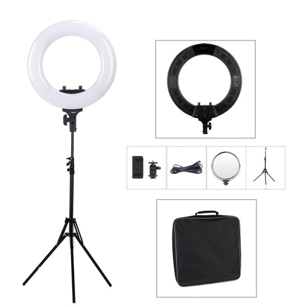 Кільцеве світло LED Tolifo R-48B Lite+NP-F750 (для TikTok)